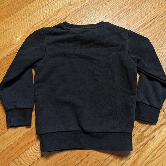 Adidas Kids Sweater 2T black child long sleeve outdoor boys girls unisex crew - Picture 7 of 12